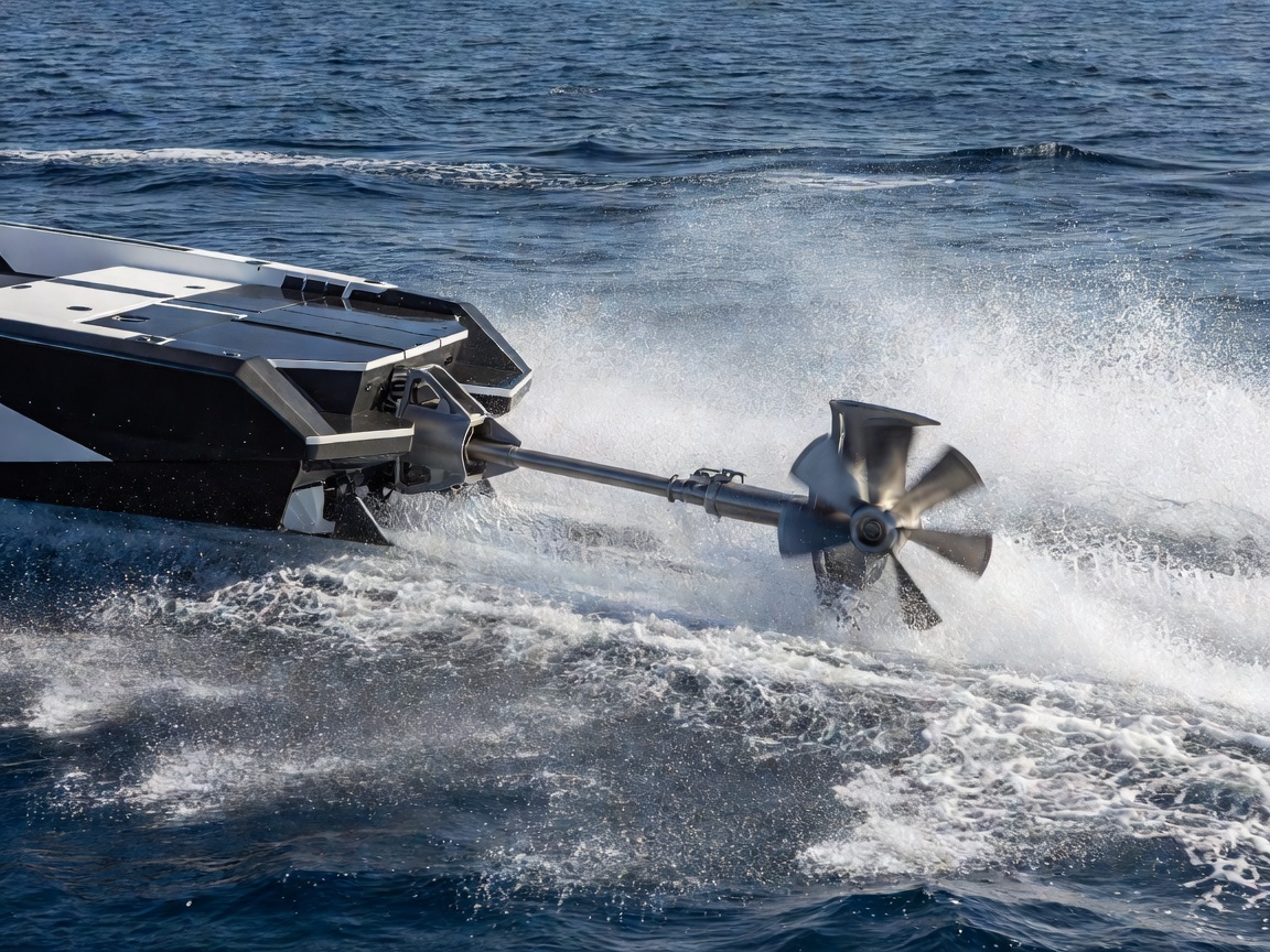 Surface drive marine propulsion dynamics study